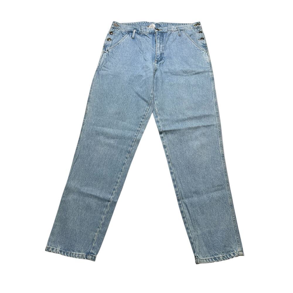 Vintage Nada Nuff Contempo Casuals Denim Jeans Large Retro unisex Sz 35x30.5